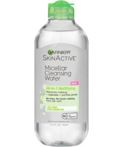 Garnier Skinactive Eau Micellaire Démaquillante Matifiante Pour Peaux Grasses